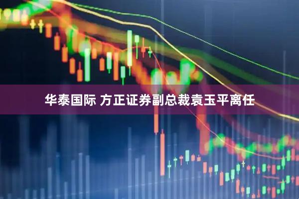 华泰国际 方正证券副总裁袁玉平离任