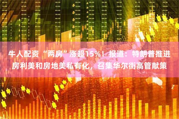 牛人配资 “两房”涨超15%！报道：特朗普推进房利美和房地美私有化，召集华尔街高管献策