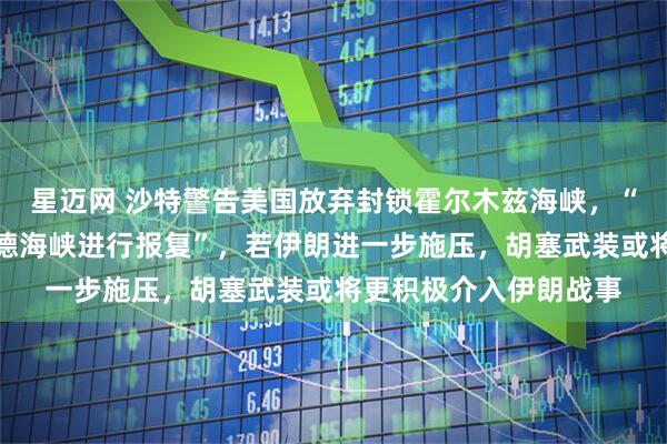 星迈网 沙特警告美国放弃封锁霍尔木兹海峡，“伊朗可能通过封锁曼德海峡进行报复”，若伊朗进一步施压，胡塞武装或将更积极介入伊朗战事